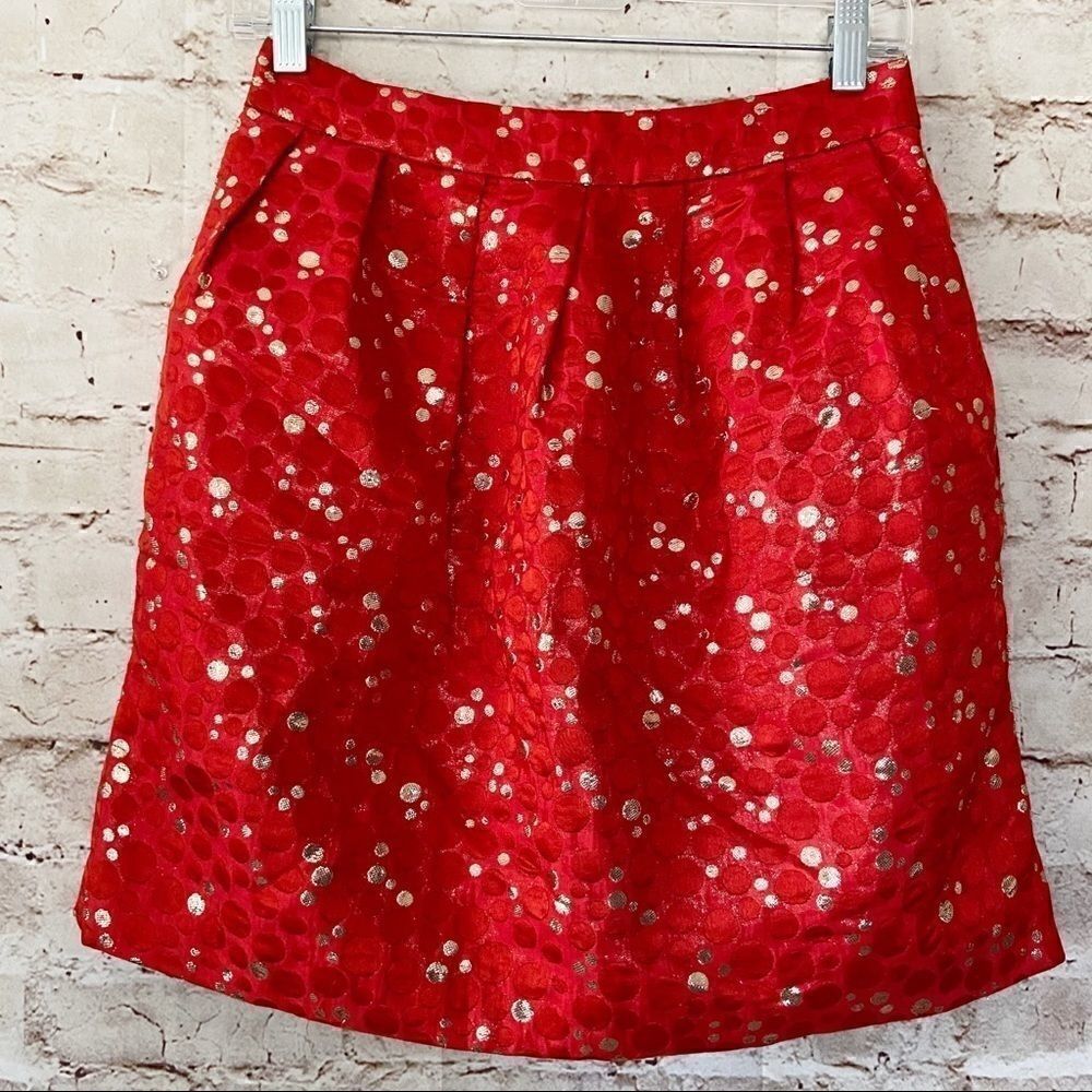 Lauren Moffatt Anthropologie dot bubble skirt